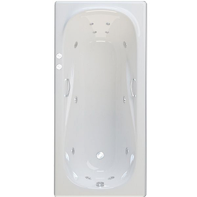 Ванна акрилова Riva Carlo 170x75 см Hydro